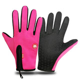 Winter Warm Cycling Gloves Bicycle Warm Touchscreen Full Finger Glove Waterproof Outdoor Bike Skiing Fishing Motorcycle Riding