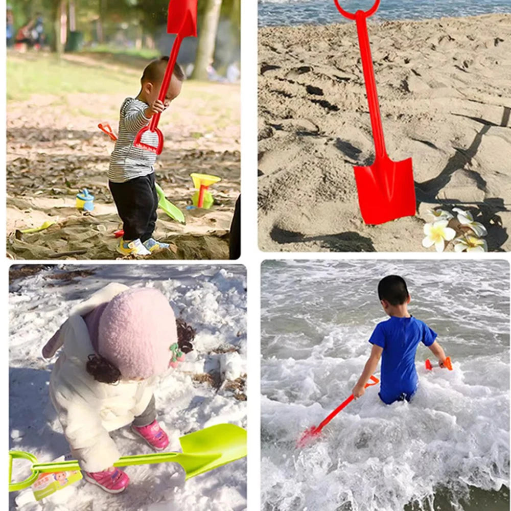 Children's 53cm Beach Shovel Integrated Sand Shovel Snow Toy Beach Play Sand Toy Set Outdoor Water Play Toys Summer Kids Gift