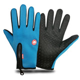 Winter Warm Cycling Gloves Bicycle Warm Touchscreen Full Finger Glove Waterproof Outdoor Bike Skiing Fishing Motorcycle Riding